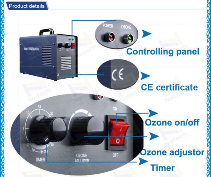 Certificat 3g/hr de la CE à l'épurateur réglable d'air de générateur de l'ozone de sortie de l'ozone 7g/hr
